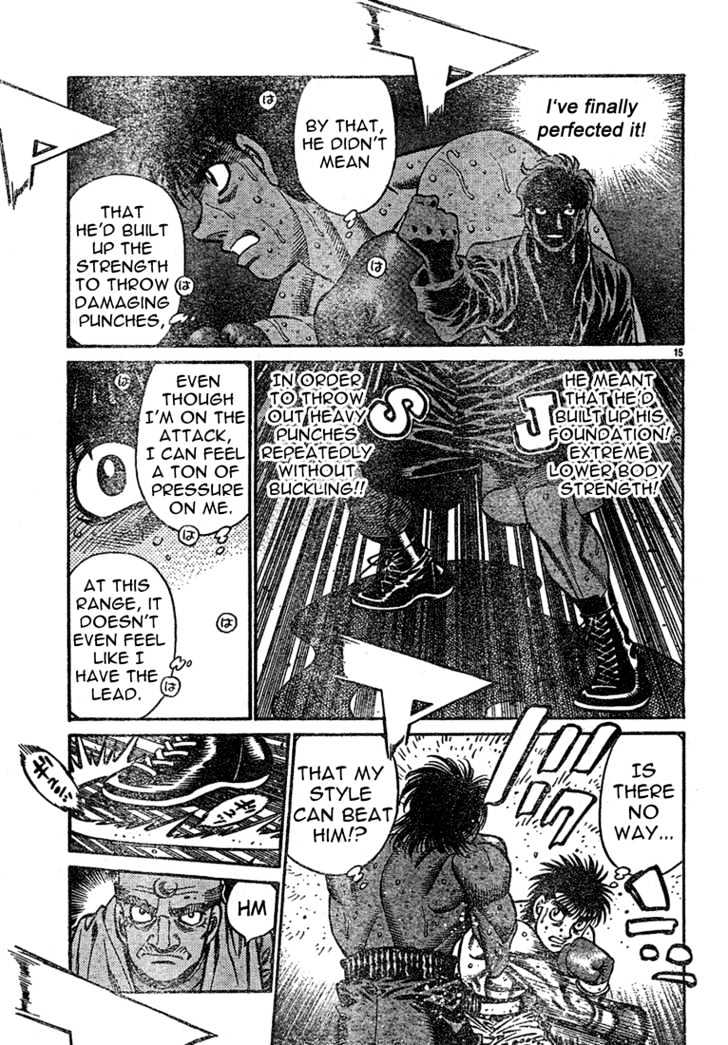 Hajime no Ippo Chapter 733 page 15 - Chapter 733 : Half-hearted punches