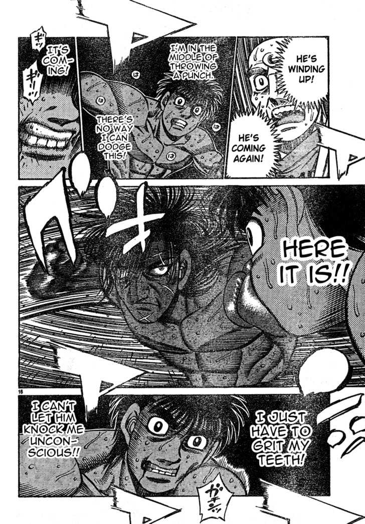 Hajime no Ippo Chapter 733 page 16 - Chapter 733 : Half-hearted punches