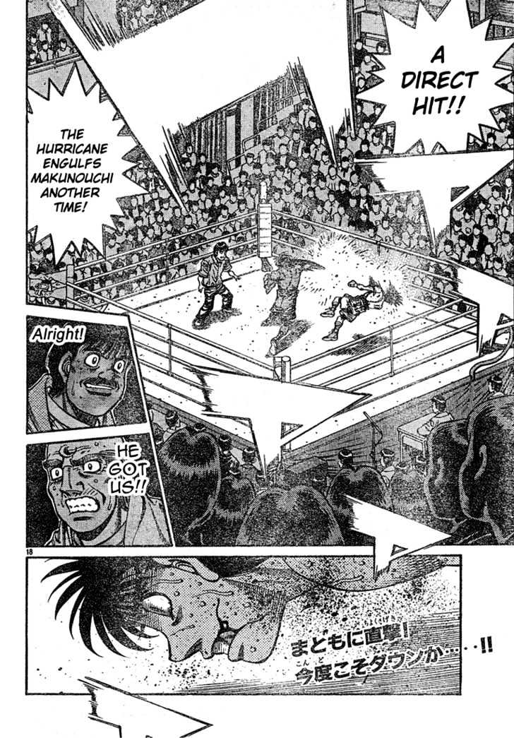Hajime no Ippo Chapter 733 page 18 - Chapter 733 : Half-hearted punches