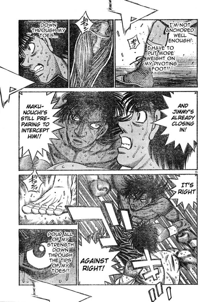 Hajime no Ippo Chapter 735 page 14 - Chapter 735 : Rock vs. Rock