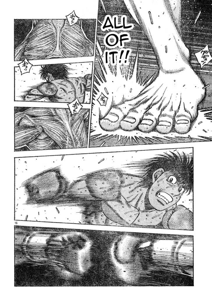 Hajime no Ippo Chapter 735 page 15 - Chapter 735 : Rock vs. Rock