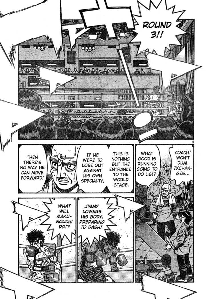 Hajime no Ippo Chapter 735 page 9 - Chapter 735 : Rock vs. Rock