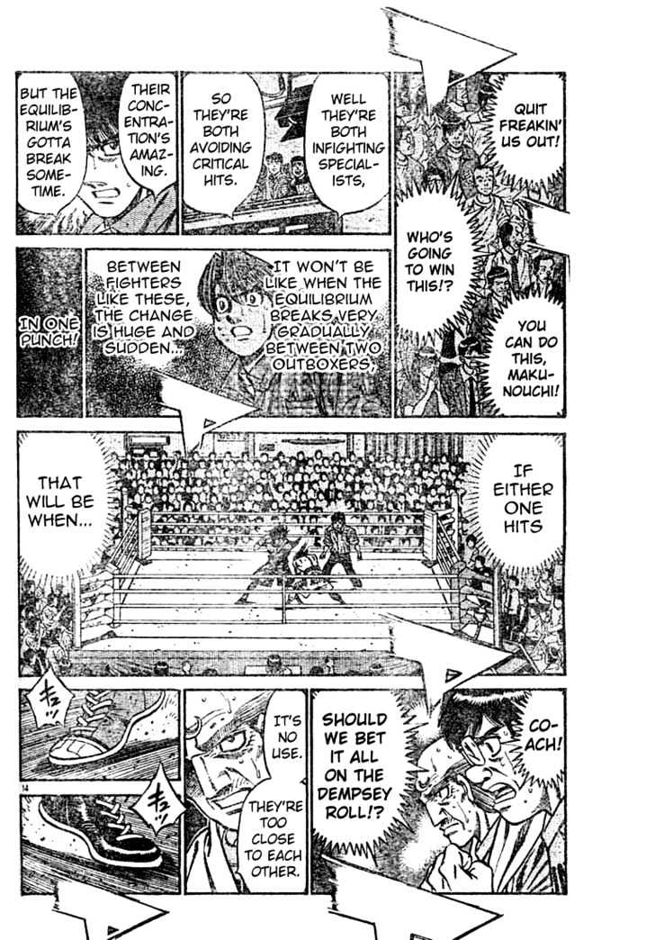 Hajime no Ippo Chapter 736 page 14 - Chapter 736 : Chance for victory
