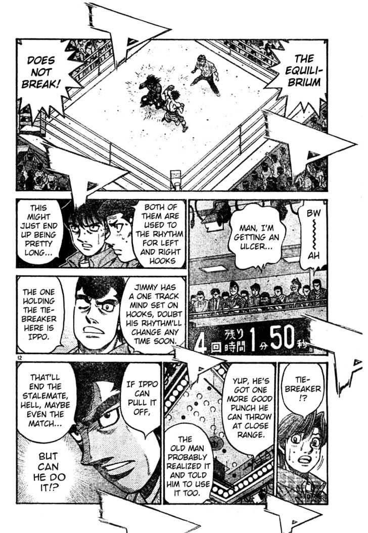 Hajime no Ippo Chapter 737 page 12 - Chapter 737 : The pursuit of evolution