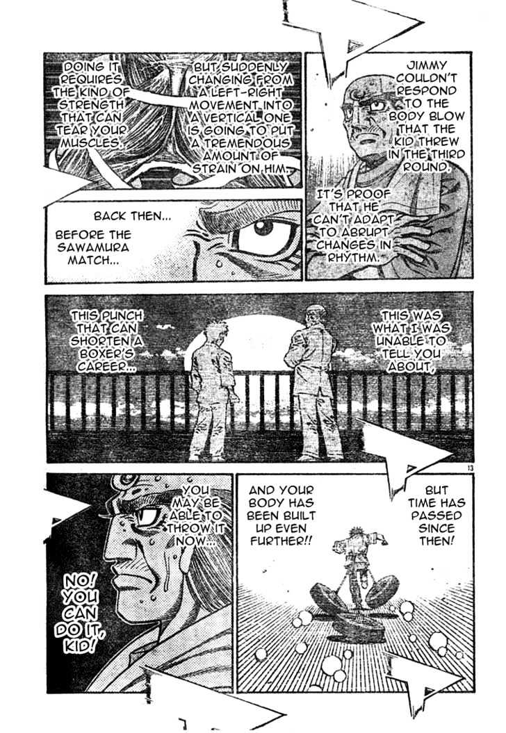 Hajime no Ippo Chapter 737 page 13 - Chapter 737 : The pursuit of evolution