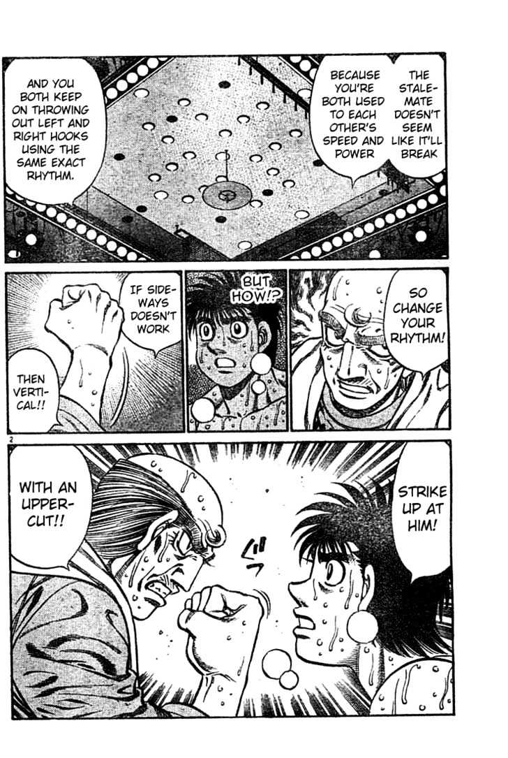 Hajime no Ippo Chapter 737 page 2 - Chapter 737 : The pursuit of evolution