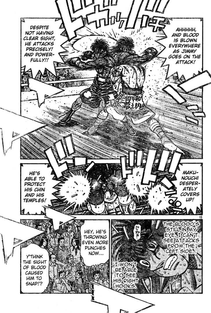 Hajime no Ippo Chapter 738 page 13 - Chapter 738 : Gaze upon god
