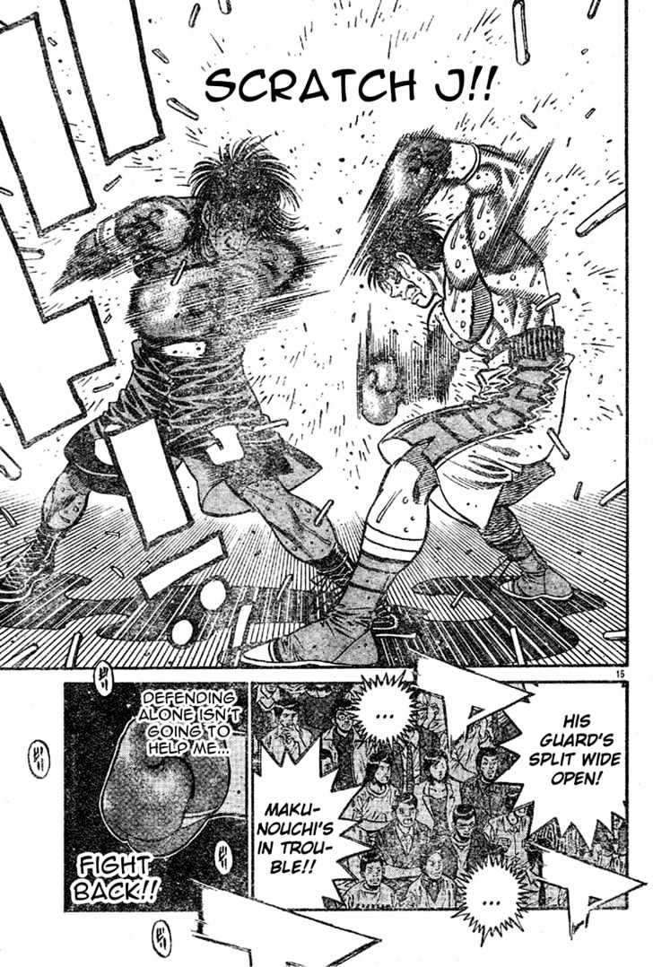 Hajime no Ippo Chapter 738 page 15 - Chapter 738 : Gaze upon god