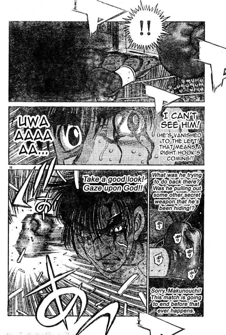 Hajime no Ippo Chapter 738 page 16 - Chapter 738 : Gaze upon god
