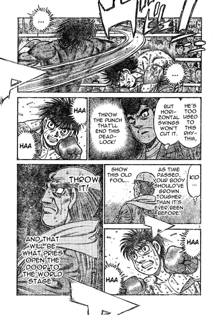 Hajime no Ippo Chapter 738 page 3 - Chapter 738 : Gaze upon god