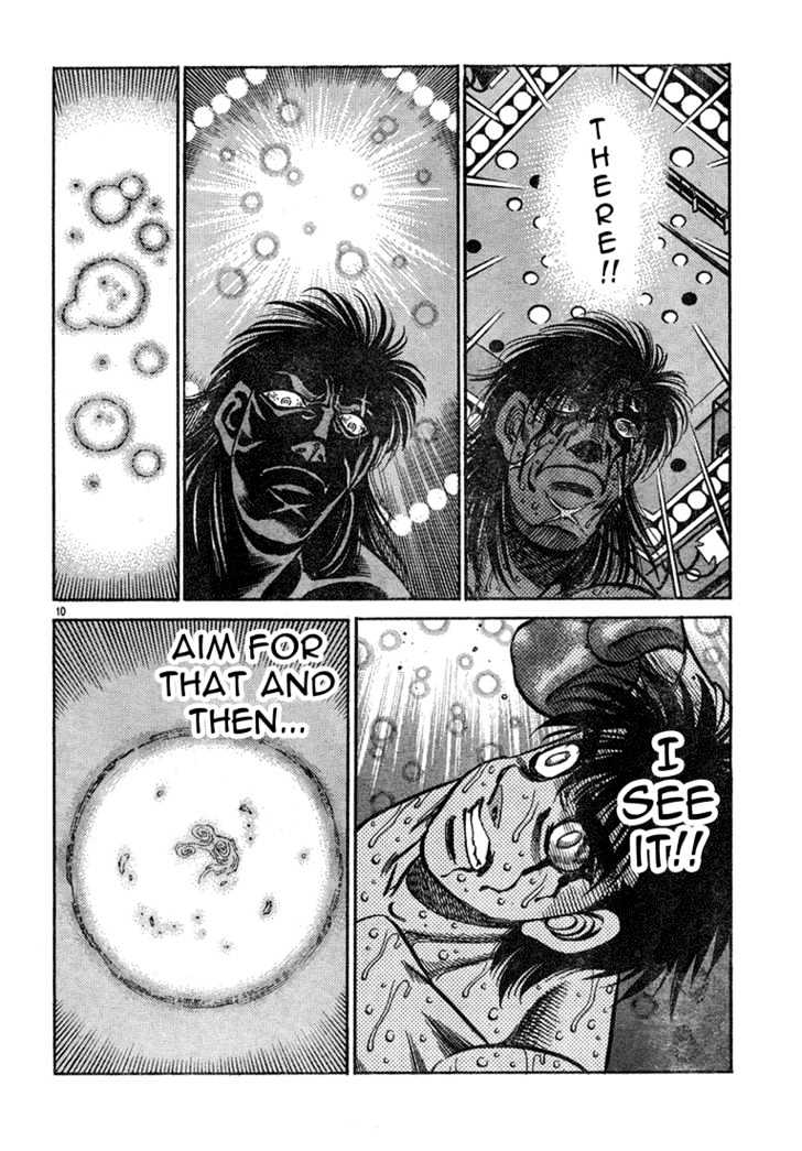 Hajime no Ippo Chapter 739 page 10 - Chapter 739 : What he saw...