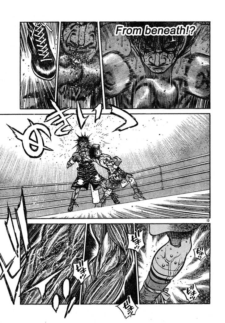 Hajime no Ippo Chapter 739 page 13 - Chapter 739 : What he saw...