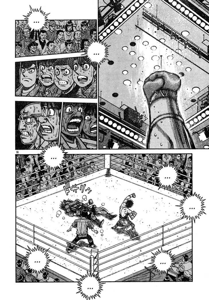 Hajime no Ippo Chapter 739 page 16 - Chapter 739 : What he saw...