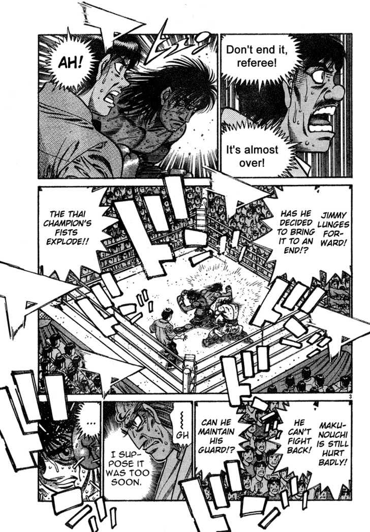 Hajime no Ippo Chapter 739 page 3 - Chapter 739 : What he saw...