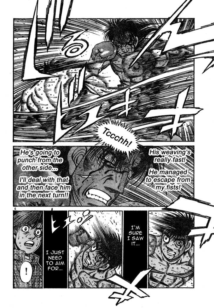 Hajime no Ippo Chapter 739 page 6 - Chapter 739 : What he saw...