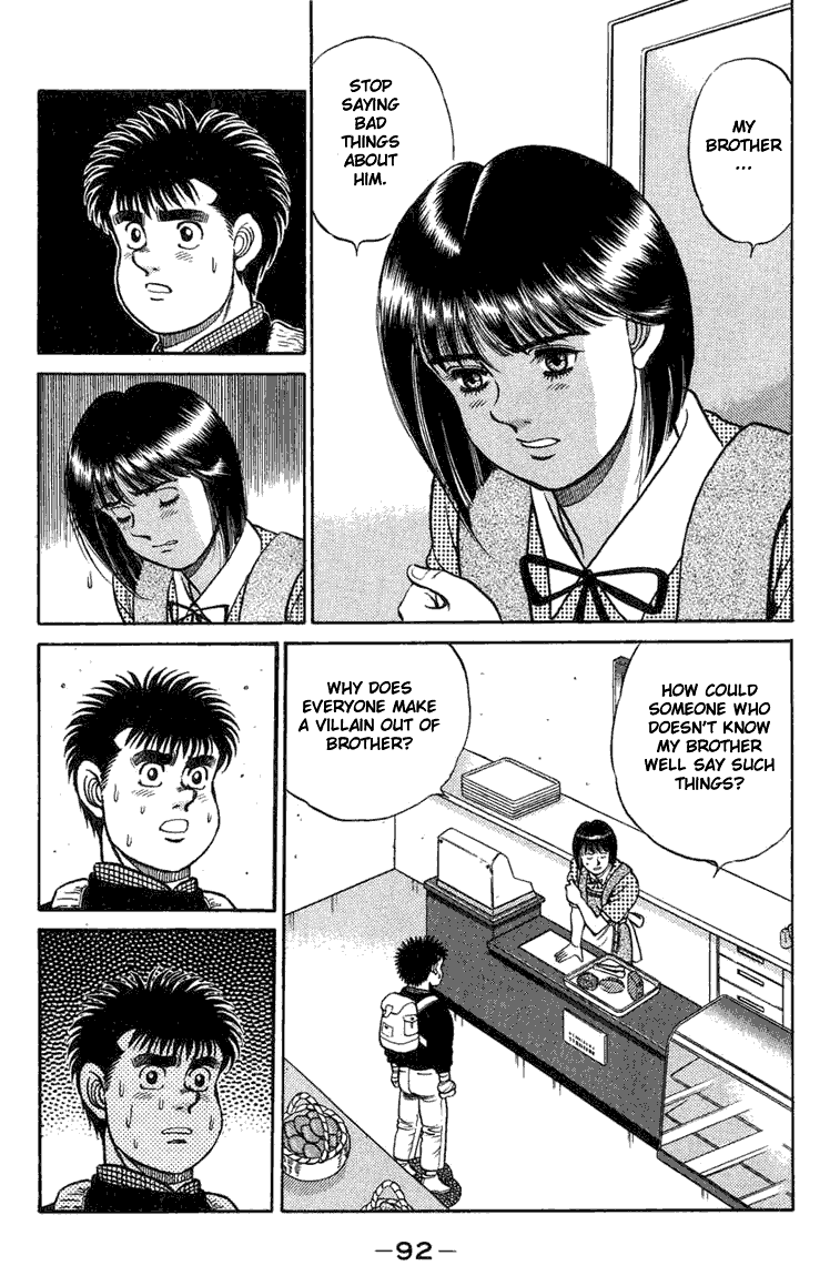 Hajime no Ippo Chapter 74.2 page 10 - Chapter 74 v2 : The Protagonist of Grief