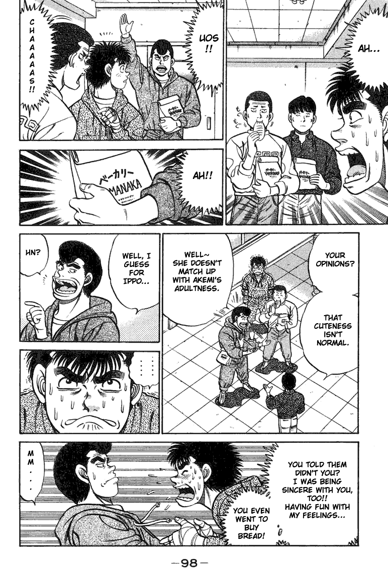 Hajime no Ippo Chapter 74.2 page 16 - Chapter 74 v2 : The Protagonist of Grief