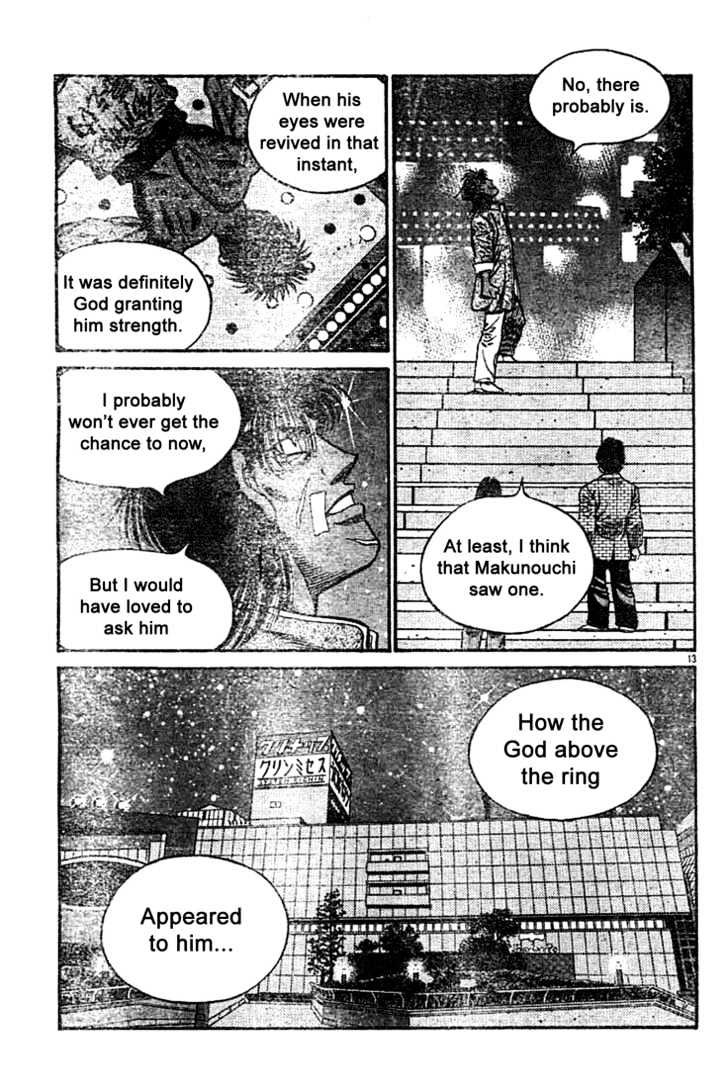 Hajime no Ippo Chapter 740 page 12 - Chapter 740 : The god above the ring