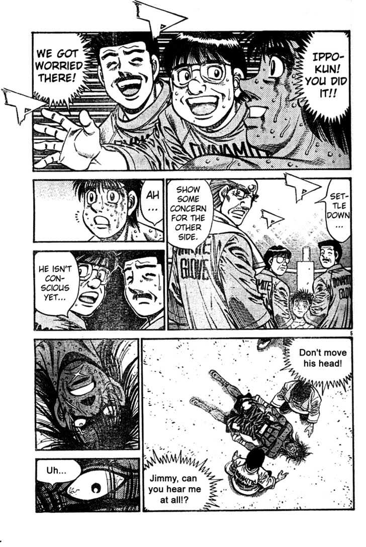 Hajime no Ippo Chapter 740 page 4 - Chapter 740 : The god above the ring