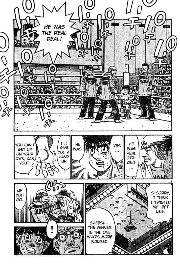 Hajime no Ippo Chapter 740 page 8 - Chapter 740 : The god above the ring