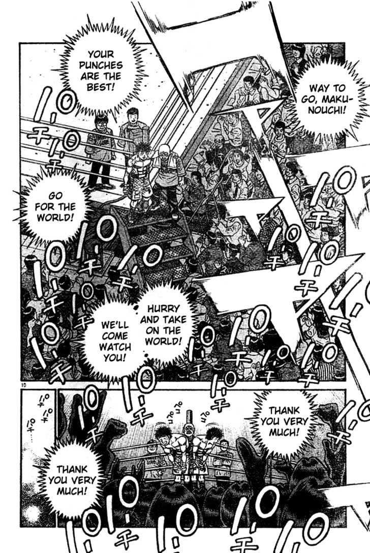 Hajime no Ippo Chapter 740 page 9 - Chapter 740 : The god above the ring