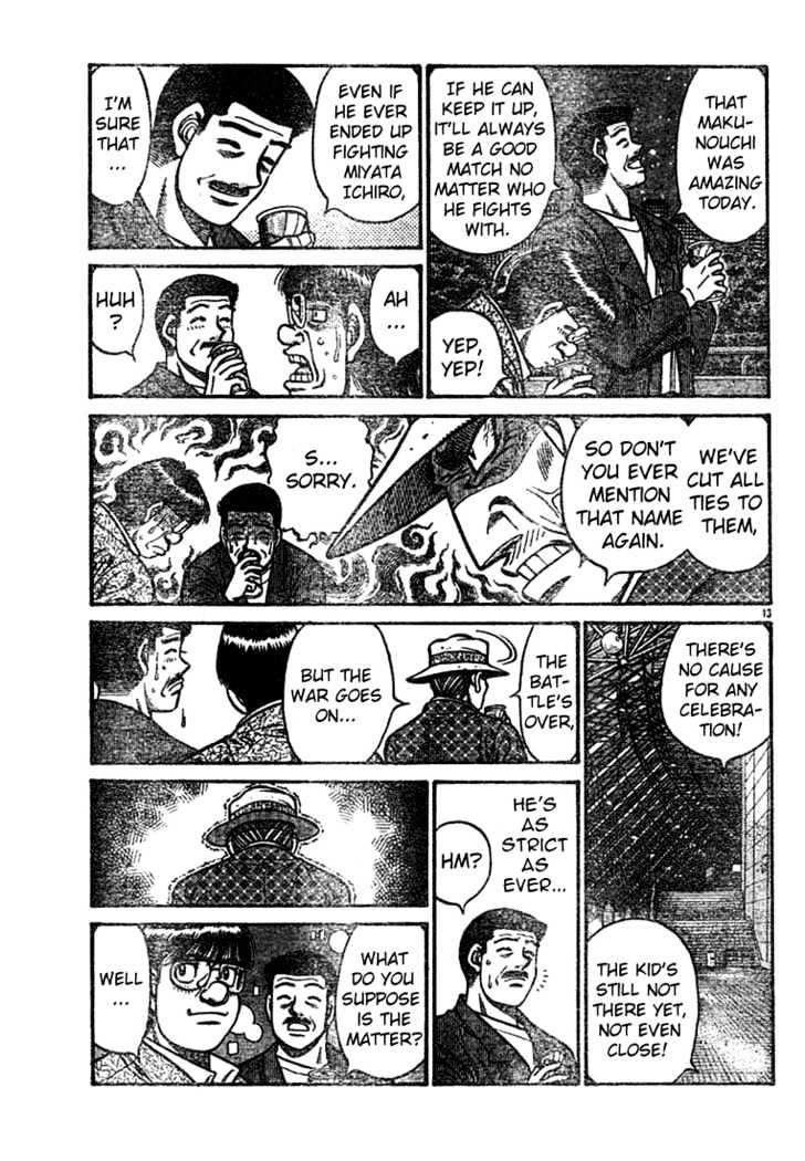 Hajime no Ippo Chapter 741 page 13 - Chapter 741 : To Miyata-kun