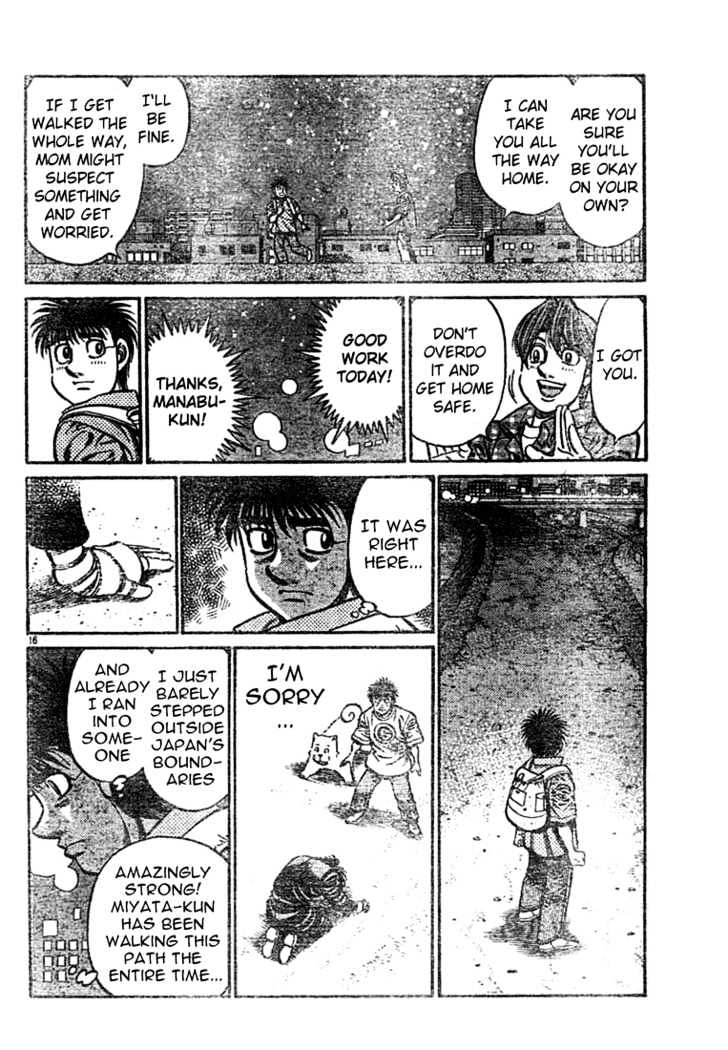 Hajime no Ippo Chapter 741 page 16 - Chapter 741 : To Miyata-kun