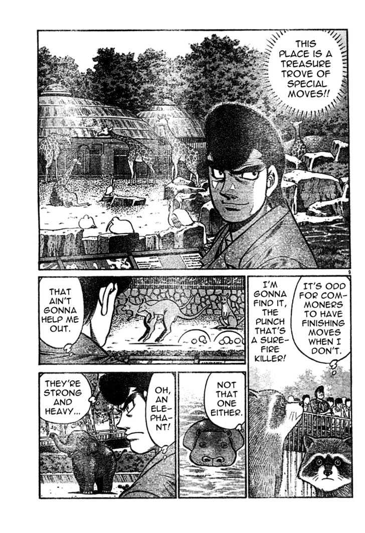 Hajime no Ippo Chapter 742 page 9 - Chapter 742 : Zoo