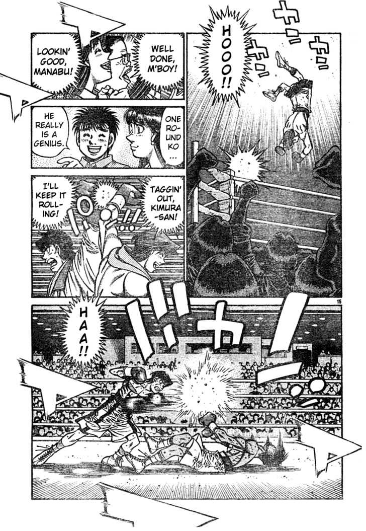 Hajime no Ippo Chapter 743 page 15 - Chapter 743 : Fist of the king
