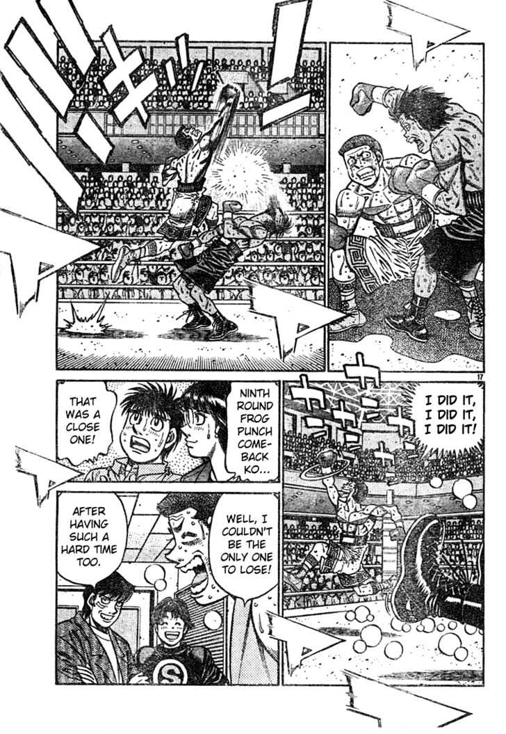 Hajime no Ippo Chapter 743 page 17 - Chapter 743 : Fist of the king