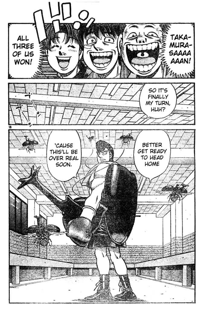 Hajime no Ippo Chapter 743 page 18 - Chapter 743 : Fist of the king