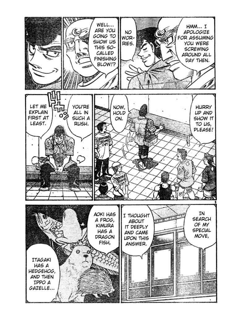Hajime no Ippo Chapter 743 page 3 - Chapter 743 : Fist of the king