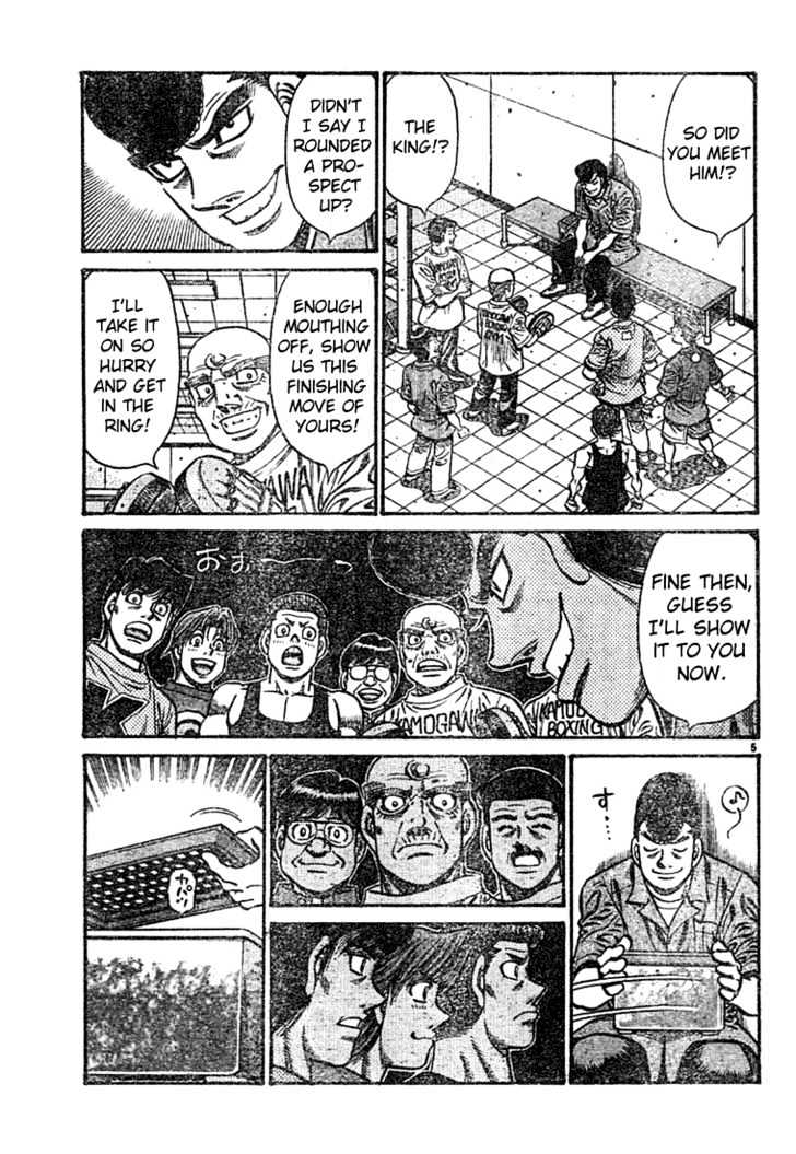 Hajime no Ippo Chapter 743 page 5 - Chapter 743 : Fist of the king