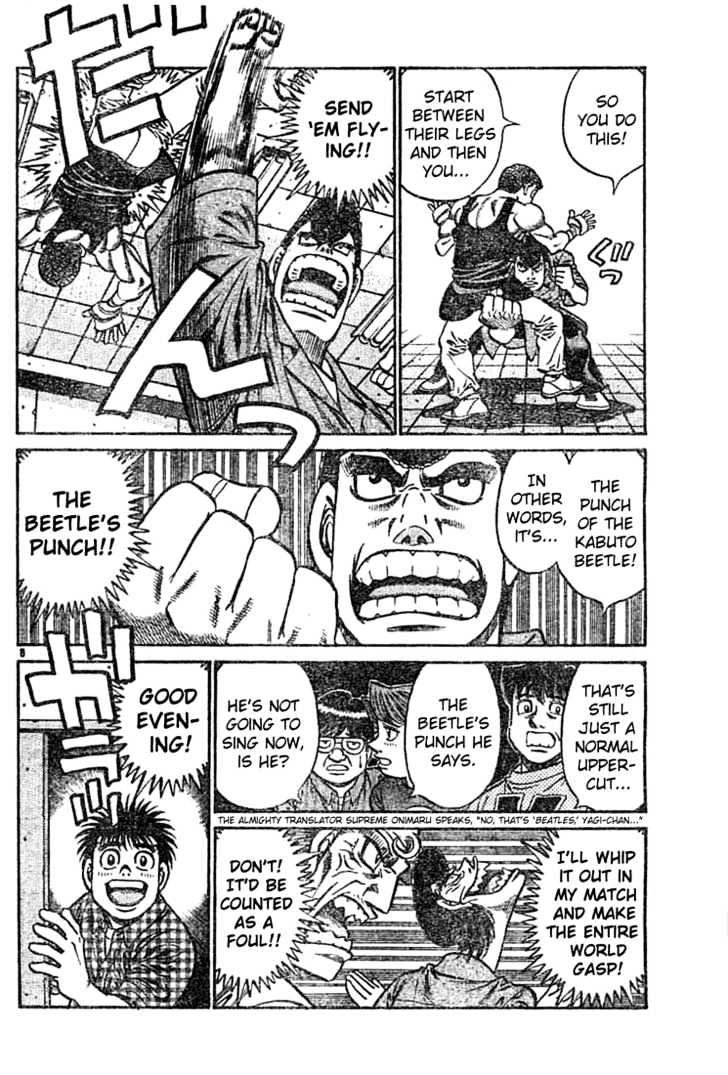 Hajime no Ippo Chapter 743 page 8 - Chapter 743 : Fist of the king