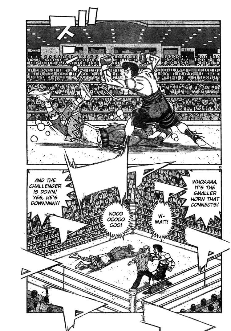 Hajime no Ippo Chapter 744 page 12 - Chapter 744 : Secret Blow - Beetle's Uppercut