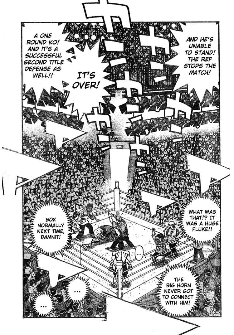 Hajime no Ippo Chapter 744 page 14 - Chapter 744 : Secret Blow - Beetle's Uppercut