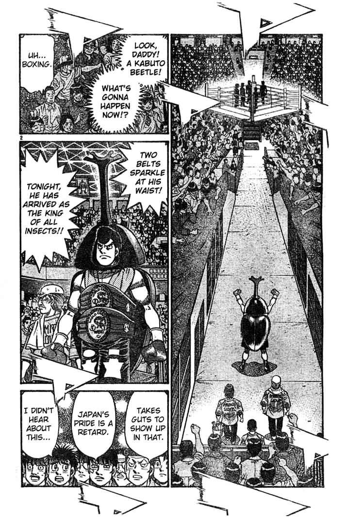 Hajime no Ippo Chapter 744 page 2 - Chapter 744 : Secret Blow - Beetle's Uppercut