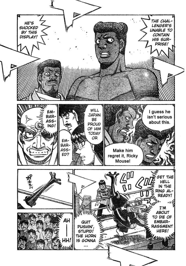 Hajime no Ippo Chapter 744 page 3 - Chapter 744 : Secret Blow - Beetle's Uppercut