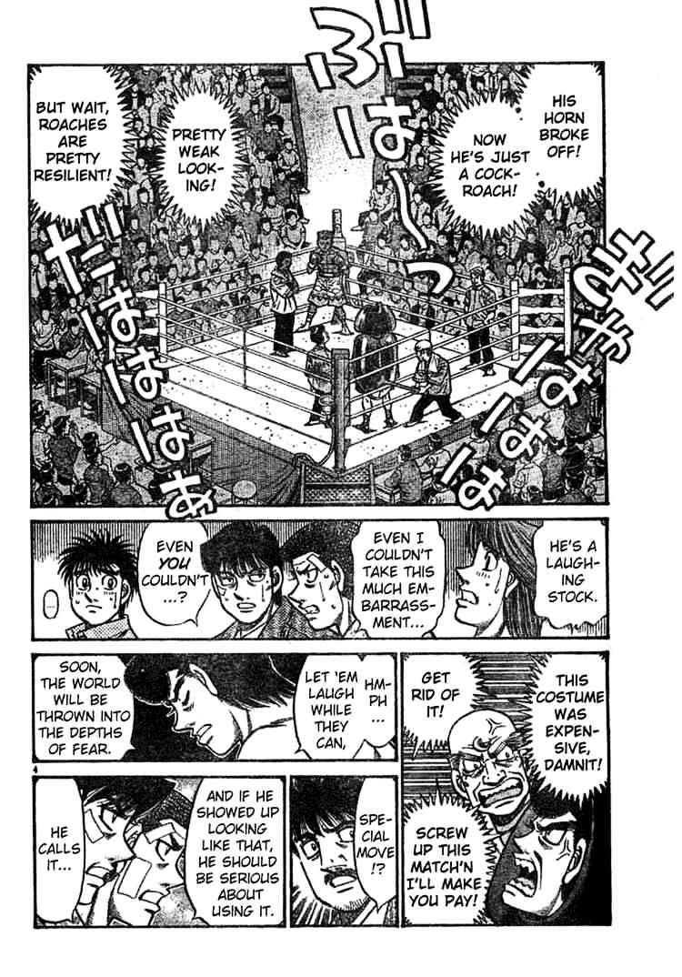 Hajime no Ippo Chapter 744 page 4 - Chapter 744 : Secret Blow - Beetle's Uppercut