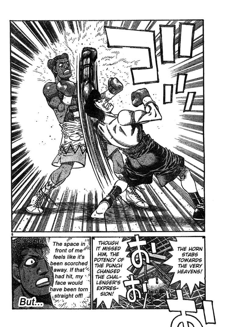 Hajime no Ippo Chapter 744 page 6 - Chapter 744 : Secret Blow - Beetle's Uppercut
