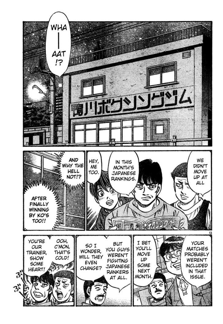 Hajime no Ippo Chapter 745 page 13 - Chapter 745 : The weight of those fists