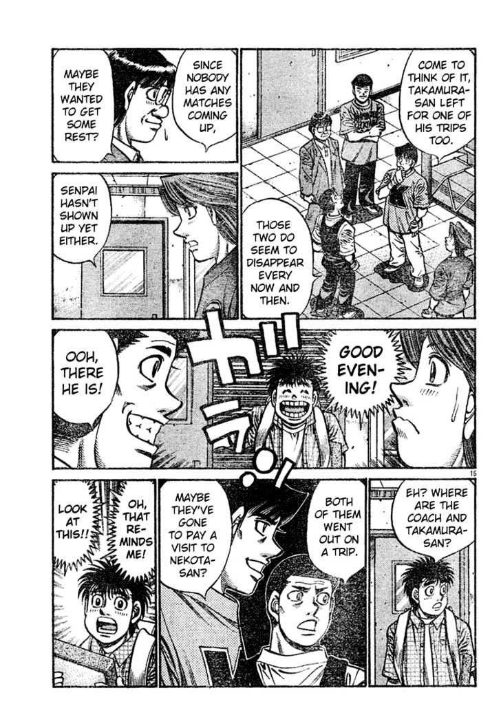 Hajime no Ippo Chapter 745 page 15 - Chapter 745 : The weight of those fists