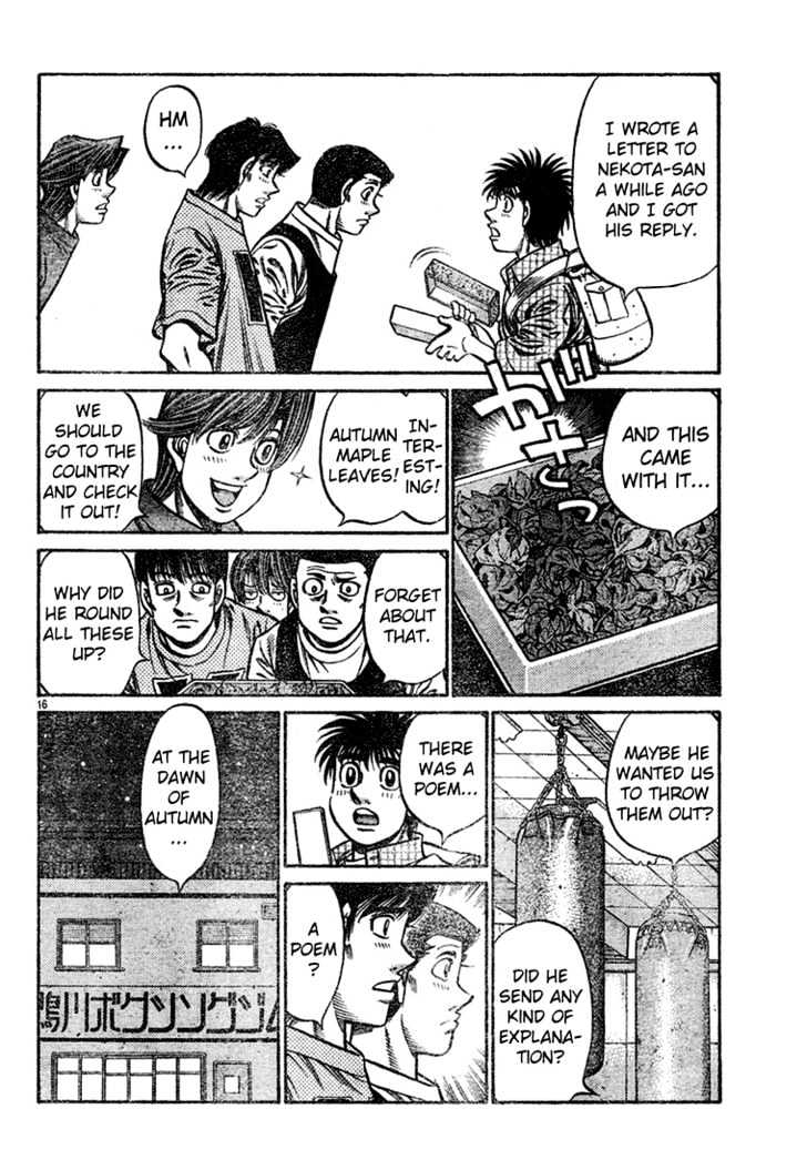 Hajime no Ippo Chapter 745 page 16 - Chapter 745 : The weight of those fists