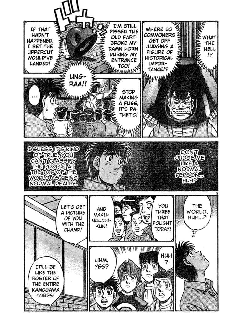 Hajime no Ippo Chapter 745 page 5 - Chapter 745 : The weight of those fists
