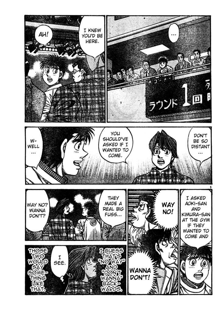 Hajime no Ippo Chapter 746 page 4 - Chapter 746 : Look up at the Lightning