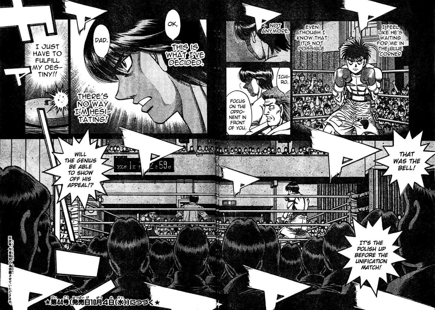 Hajime no Ippo Chapter 746 page 9 - Chapter 746 : Look up at the Lightning