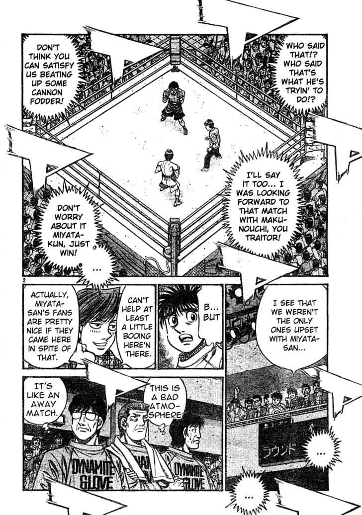 Hajime no Ippo Chapter 747 page 2 - Chapter 747 : A piercing counter