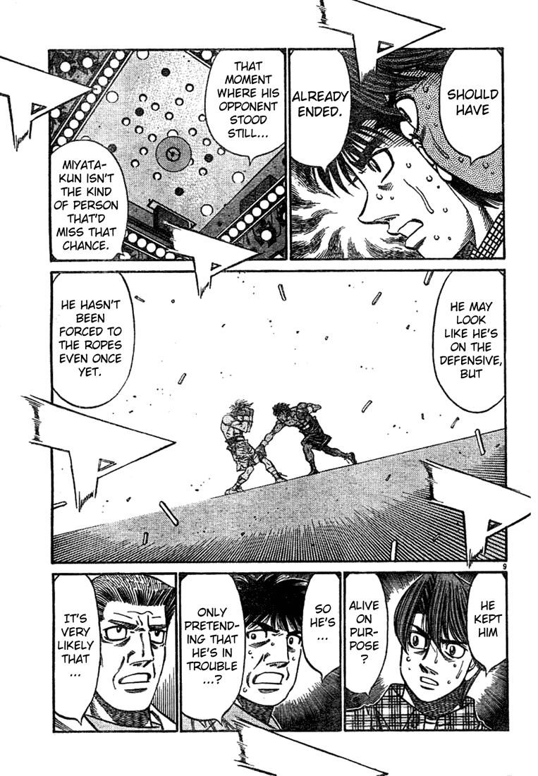 Hajime no Ippo Chapter 748.2 page 10 - Chapter 748 v2 : Miyata's Aim