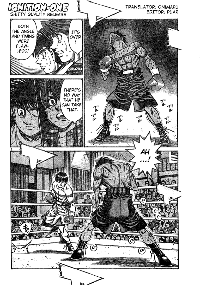 Hajime no Ippo Chapter 748.2 page 3 - Chapter 748 v2 : Miyata's Aim
