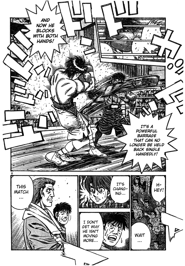 Hajime no Ippo Chapter 748.2 page 9 - Chapter 748 v2 : Miyata's Aim